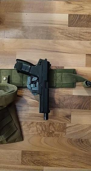 airsoft Mk23 triggerguard holster