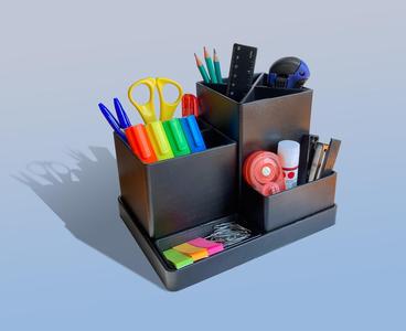 Yet another modular desk organizer