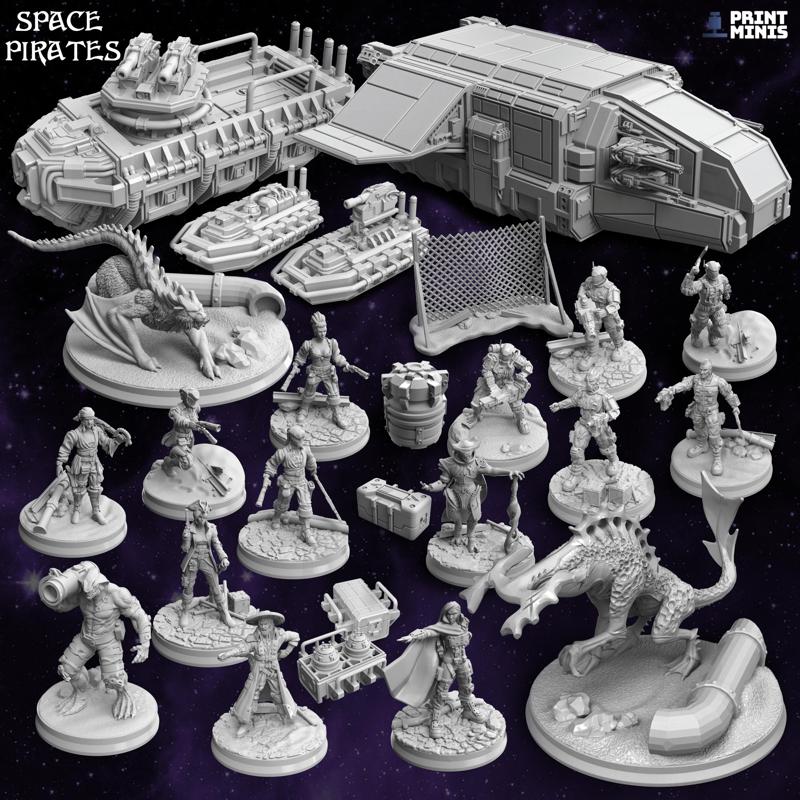Space Pirates Collection - 2 rival pirate crews, 1 dangerous exchange!