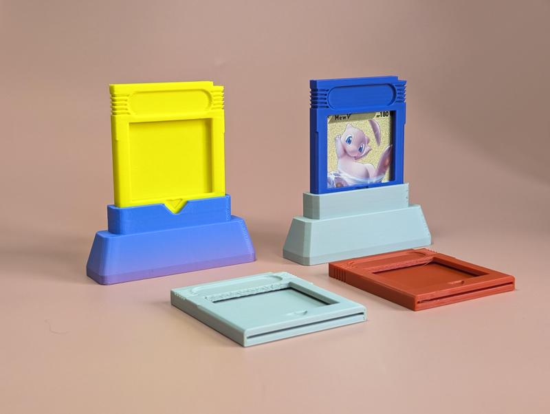 Trading Card Stand Gameboy Cartridge