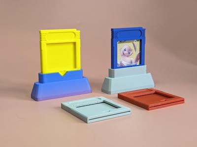 Trading Card Stand Gameboy Cartridge