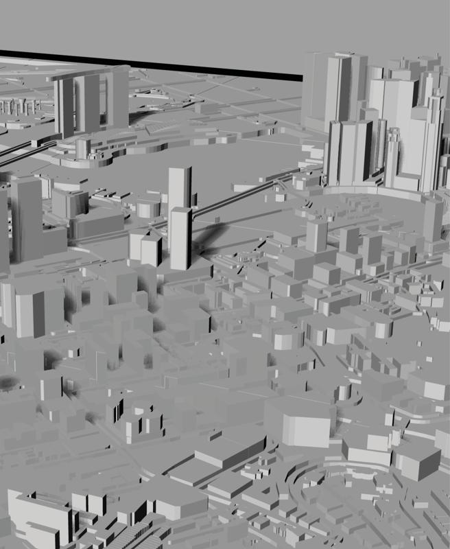SINGAPORE, Skyline 3d map