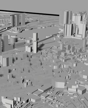 SINGAPORE, Skyline 3d map
