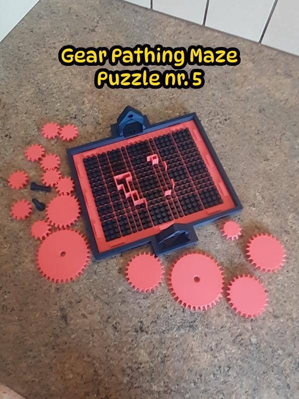 Gear Pathing Maze Puzzle nr. 5