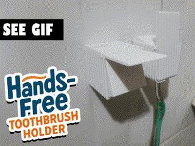 Toothbrush Holder - Hands-Free 