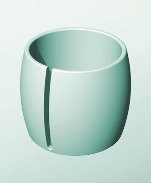 CR162-170-S Stacking slotted module bin for modern home decor