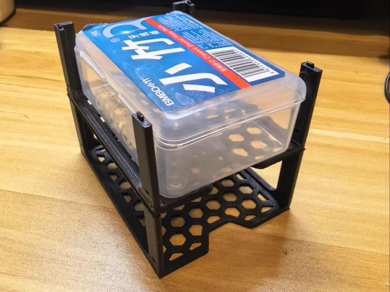 Recycled Dental Floss Box Storage Rack Stackable