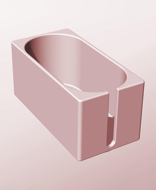 CX68-70-SS Slotted container modular stackable module bin box