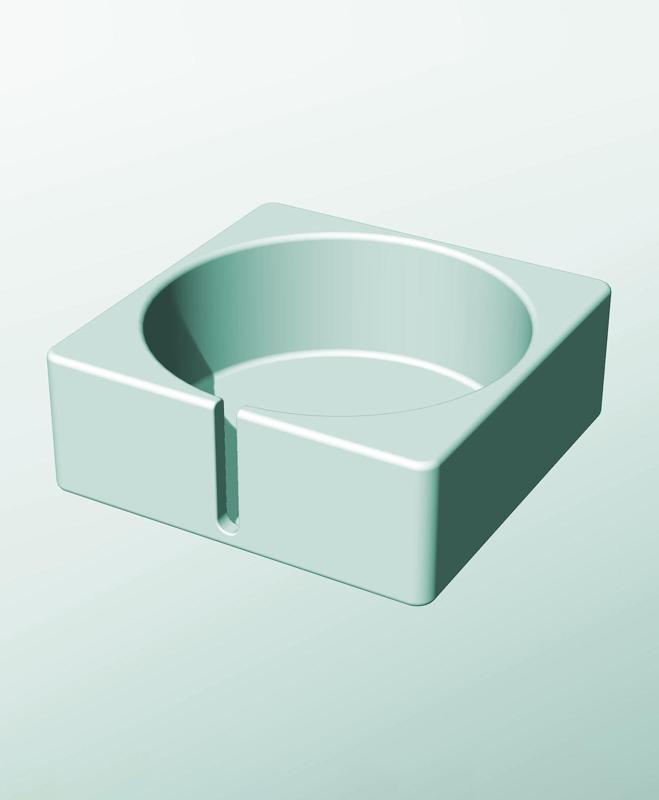 CS162-65-S Stackable slotted bin box module for creative decor