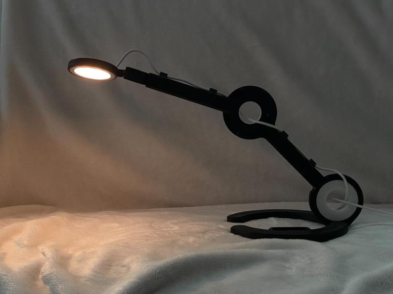 Free moving desk lamp