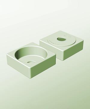CS128-50-P Modular pierced component container modern decor