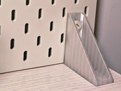 IKEA pegboard desk mount