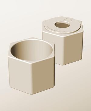 CH96-85-P Modular pierced component container modern decor