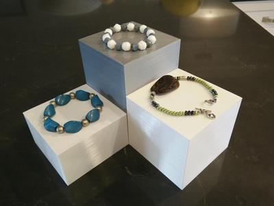 Nesting Jewelry Display Stands / Boxes