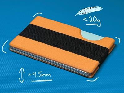 ShortStack Wallet - slim, ultralight, no-sew