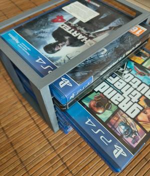 Stackable PS4/PS5 games rack