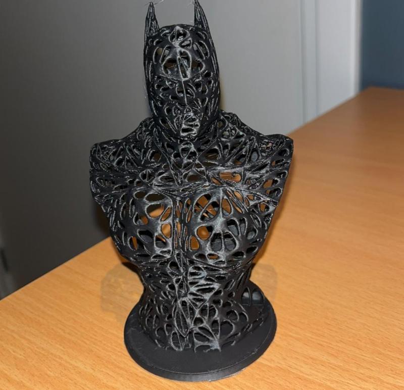 Batman bust wireframe // 24 gr // no support