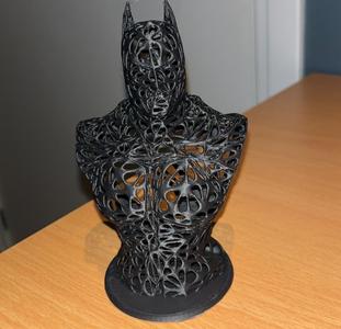 Batman bust wireframe // 24 gr // no support