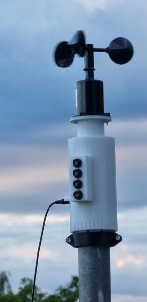 Shelly Uni coupling and radio remot control awning