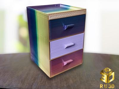 Three Drawer Organiser