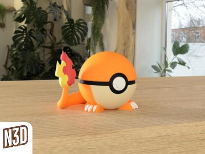 #0004 - Charmander Ball