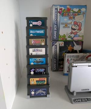 Nintendo Game Boy Advance cart stand/holder