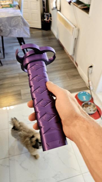 Katana V2 Samurai Sword Pip dual color no ams
