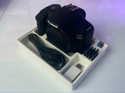 Gridfinity Canon EOS 2000D + SD / Micro SD Holder