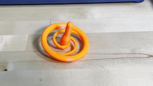 Golden Spiral Spinning Top - High Speed Gyroscopic