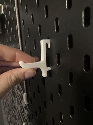 Ikea Skadis Hook Stabilised multiple sizes w/PARAM