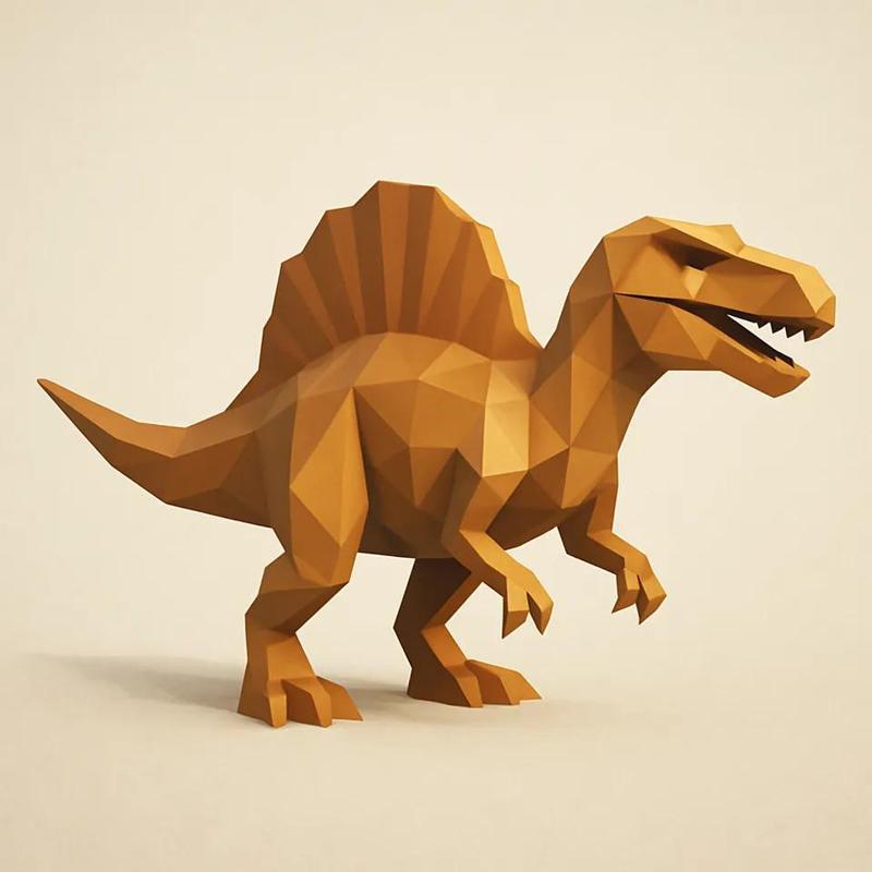 Espinosaurio LOW POLY   