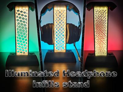 Illuminated Headphone Infills stand