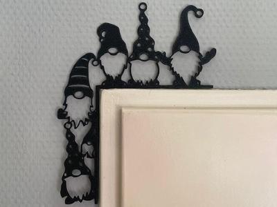 Christmas Door frame - Door Corner Wallart V7