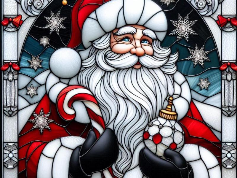 Christmas Santa Ornament