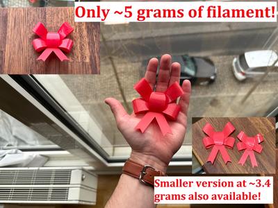 Christmas Gift Bow (Foldable)