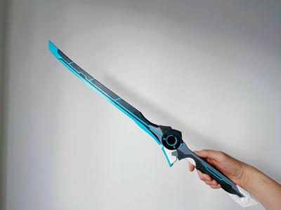 Science fiction style long knife
