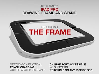 iPad Pro drawing frame and stand: THE FRAME
