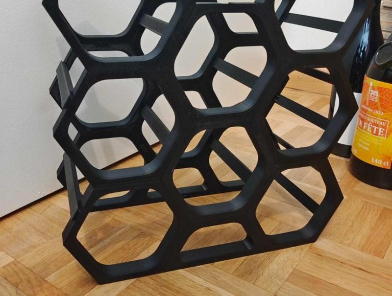 Hexwine - Modular Honeycomb Wine Rack Shelf