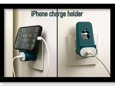 iPhone travel charge holder