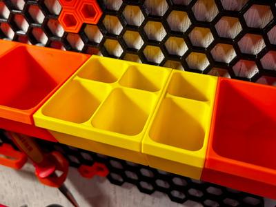 Honeycomb storage wall tray (Divided Trays)