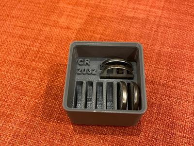 Gridfinity battery holder - stackable