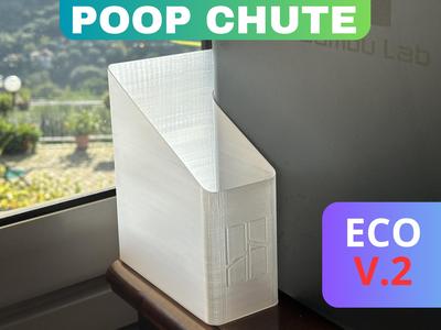 ECO POOP CHUTE save time with TAB P1S/X1C