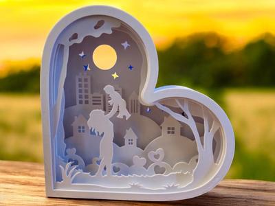 Mother and Child Plate for ShadowBox
