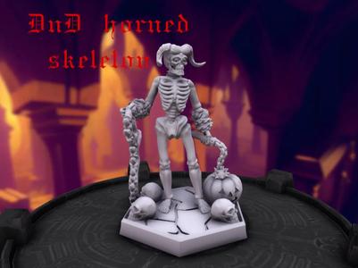 D&D horned skeleton