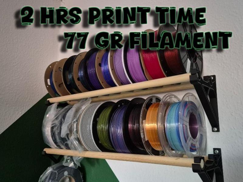 Filament rack storage