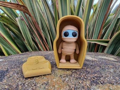 Egyptian Sarcophagus - For Zou3D Tiny Mummy
