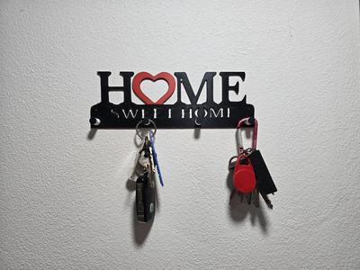 Home sweet home Key Hanger wall decoration