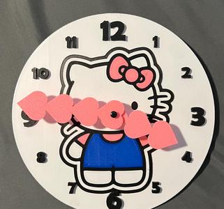 Hello Kitty Clock