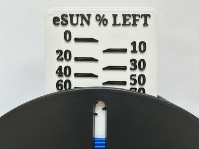 eSUN PLA % LEFT Gauge