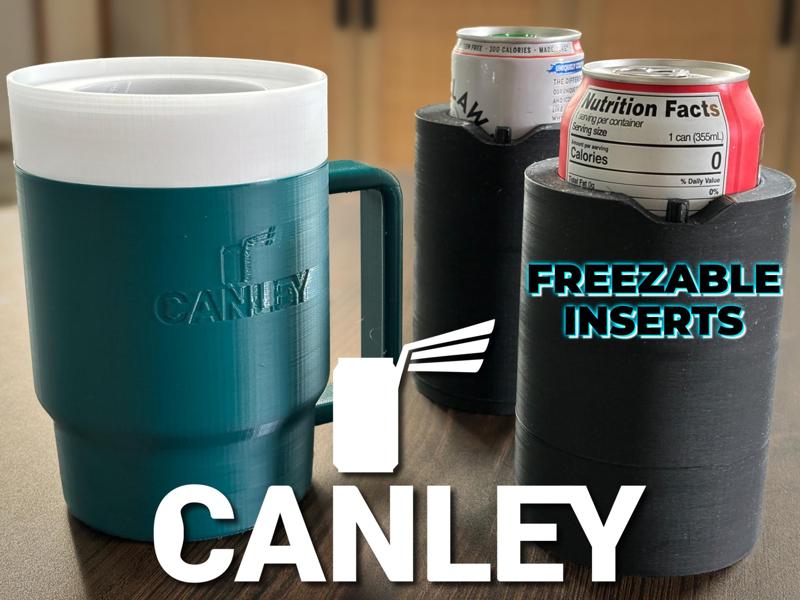 Canley - koozie with freezable inserts
